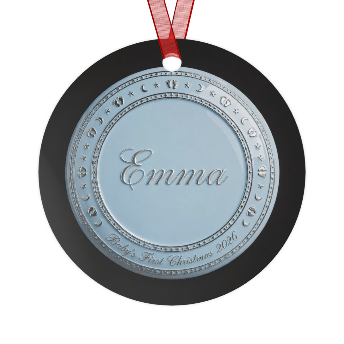 Personalized Baby's First Christmas Ornament 2026