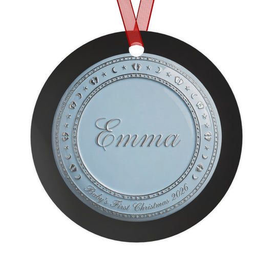 Personalized Baby's First Christmas Ornament 2026